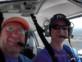 Howard and Adam flying in N8377W