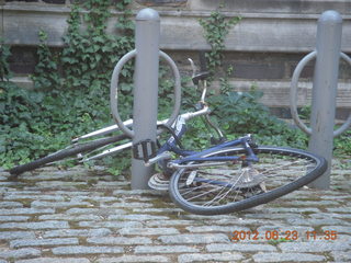 bent-up bicycle at Princeton