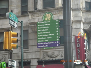 Philadelphia drive - close-up sign