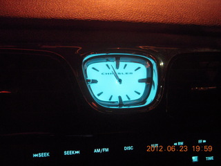 Chrysler car clock