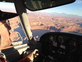 Mike, Greg, and Adam flying in N8377W