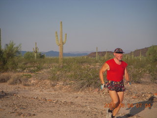 Adam running in The Night Run