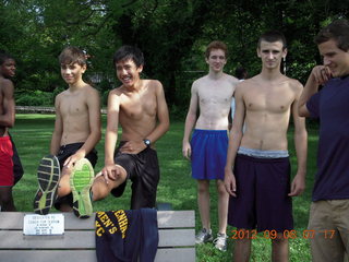 Adam at Cheltenham XC meet