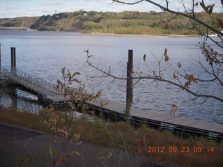 aerial - Roosevelt Lake - bridge and dam