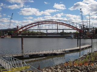 aerial - Roosevelt Lake - bridge and dam