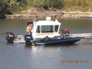 Hastings Bridge Float-In - boat arrest