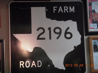 504 81v. Durango - Texas ribs restaurant - FM 2196 sign