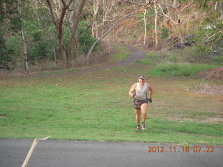 23 83g. Cairns, Australia - Adam running