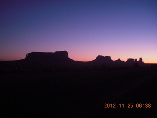Monument Valley run - dawn