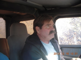 Bouquet Ranch - Craig driving the Jeep