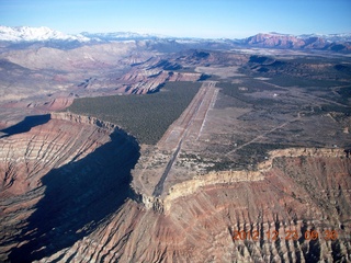 81 84p. aerial - near Hurricane, Utah - should be an airport