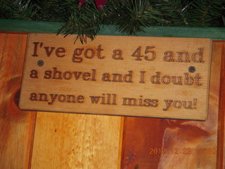 293 84p. Wildcat Willies restaurant sign