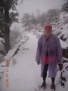 59 84q. Zion National Park - cloudy, foggy Observation Point hike - Adam