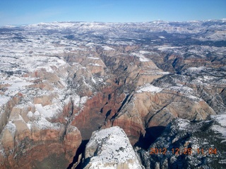 91 84r. aerial - Zion National Park