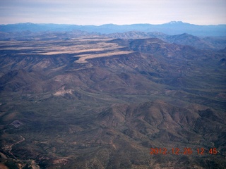 187 84r. aerial - plateau and canyons north of Phoenix