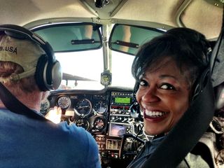 Young International (24AZ) - Tori and Adam flying in N8377W