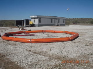 Superior Airport - orange ring-thing that hangs from helicopter