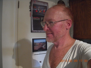 Adam after a haircut