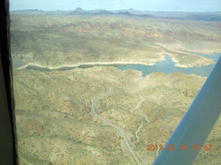 aerial - Eagle Roost flight in Charles R's airplane - Alamo Lake