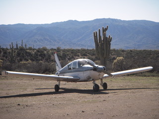 Bouquet Ranch - Craig's airplane and N8377W