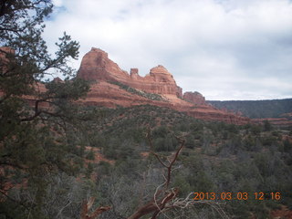 Sedona - Pink Jeep tour - Fatemah, Kevin, and Adam from behind at the viewpoint