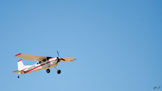 Yaseen's pictures - airplane taking off at Cactus Fly-in
