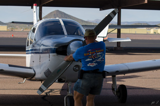 Yaseen's pictures - airplane flying over Cactus Fly-in