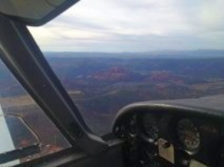 Theresa Q's (small) pictures - aerial of Sedona