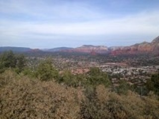 Theresa Q's (small) pictures - aerial of Sedona