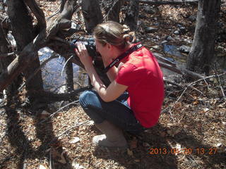 Double Circle Ranch at Eagle Creek - Stefanie taking a picture