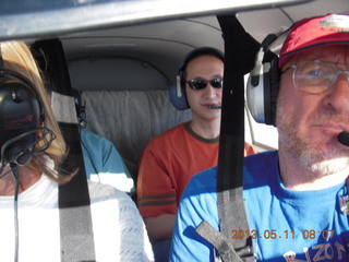 Mike and Adam flying in N8377W