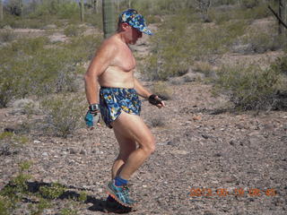 Adam running at Windmill