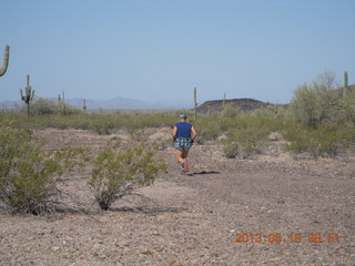 Adam running at Windmill (back)