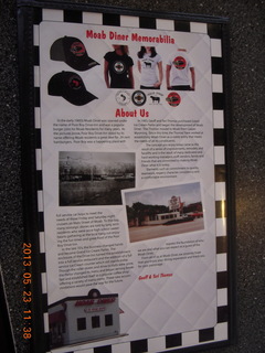 50 89p. Moab Diner story