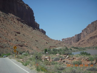 105 89s. Route 128 along the Colorado River