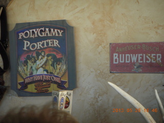 111 89s. night boat ride - signs in eating hall