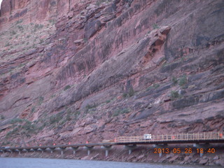 136 89s. night boat ride along the Colorado River - bike path
