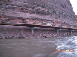 137 89s. night boat ride along the Colorado River - bike path