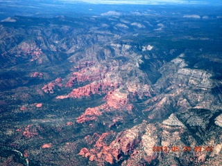 79 89v. aerial - near Sedona