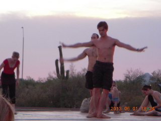 Negrito work party - picking up rocks