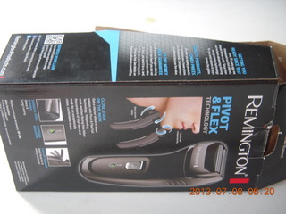 new electric razor box Remington Pivot&Flex F3 shaver