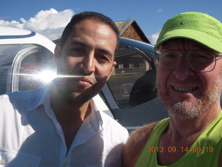 Bryce Canyon Airport - Rab and Adam and N8377W Bryce Canyon Airport - Rab and Adam and N8377W