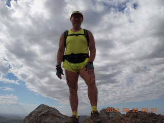 Lost Dog Wash hike - green desert - green Adam