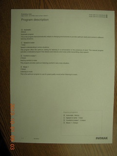 record with hearing aid