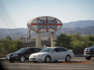 London Bridge sign at Lake Havasu City