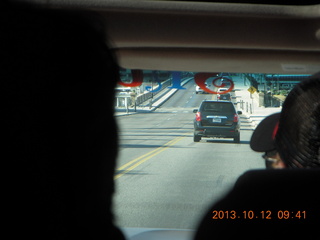 night boat ride along the Colorado River - bridge