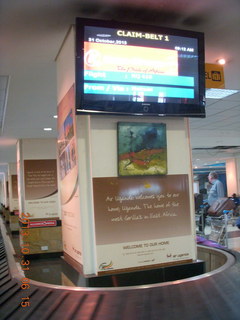 24 8ex. flight to Entebbe (EBB) luggage claim