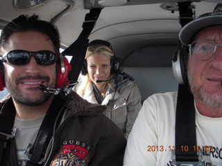 Rebeka, Dale, and Adam flying in N8377W