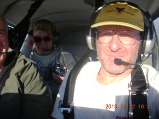 Valerie G and Adam flying in N8377W