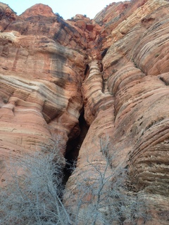 71 8gv. Cave Valley hike - our echo cave opening